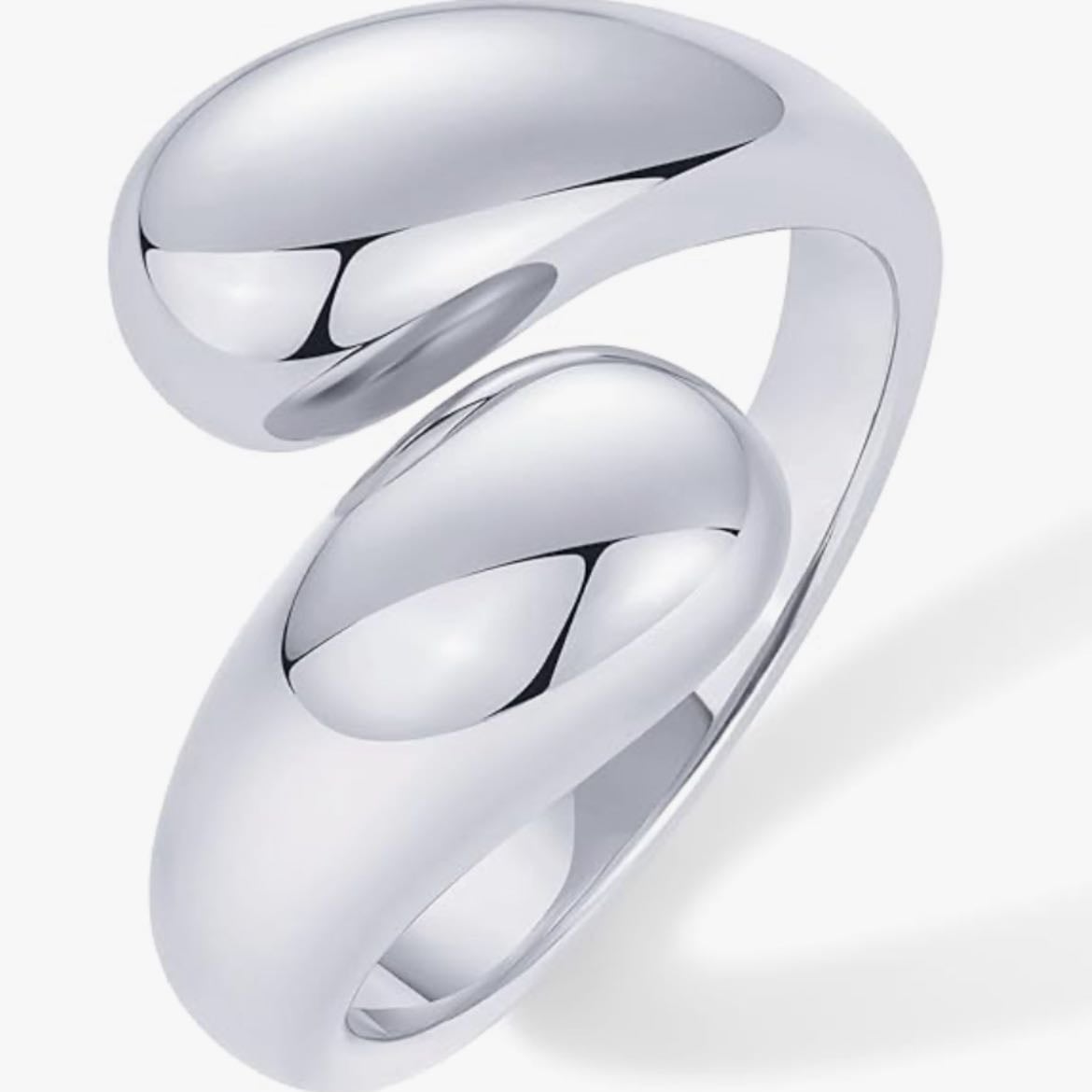 PAVOI silver ring crossover