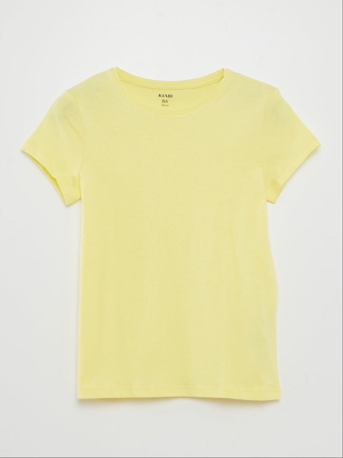 T-shirt jaune pale