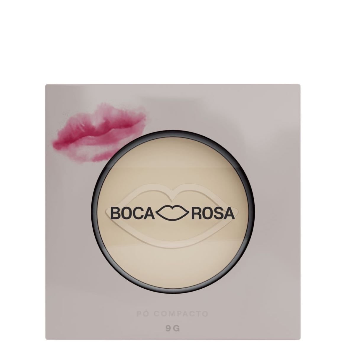 Pó translúcido compacto Boca Rosa - Nacional
