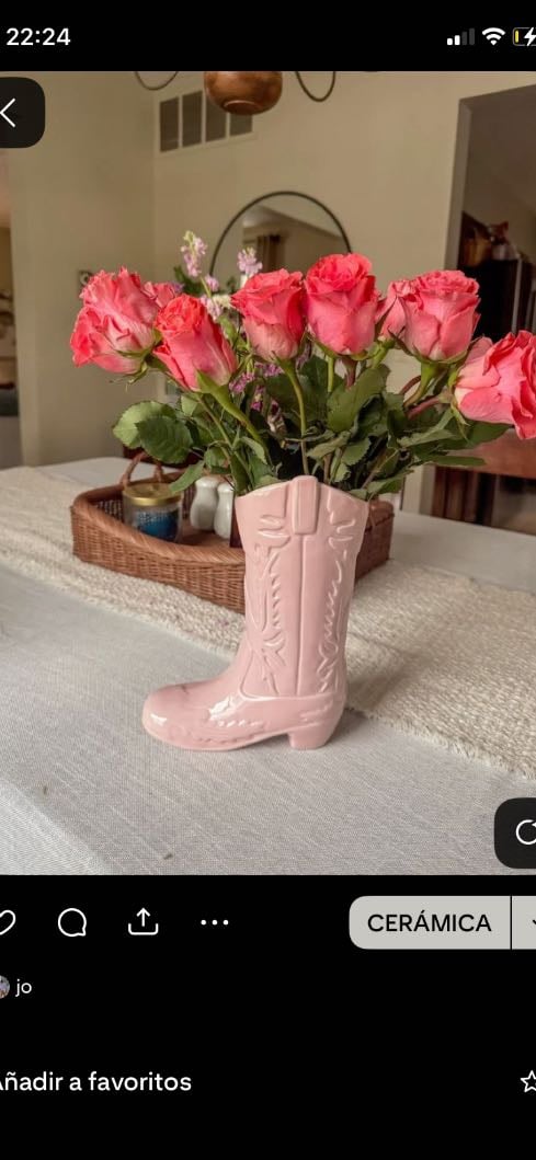 Bota florero