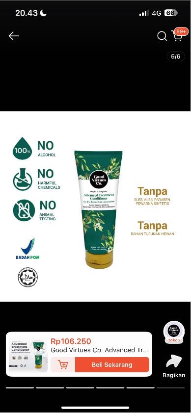 good virtues co. conditioner - the extra damage repair