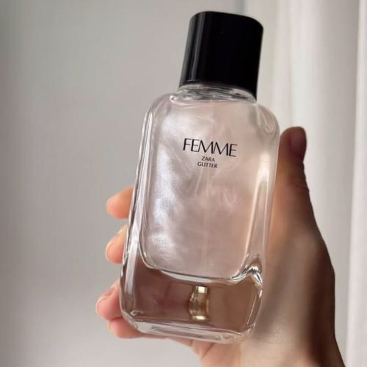 zara: femme glitter