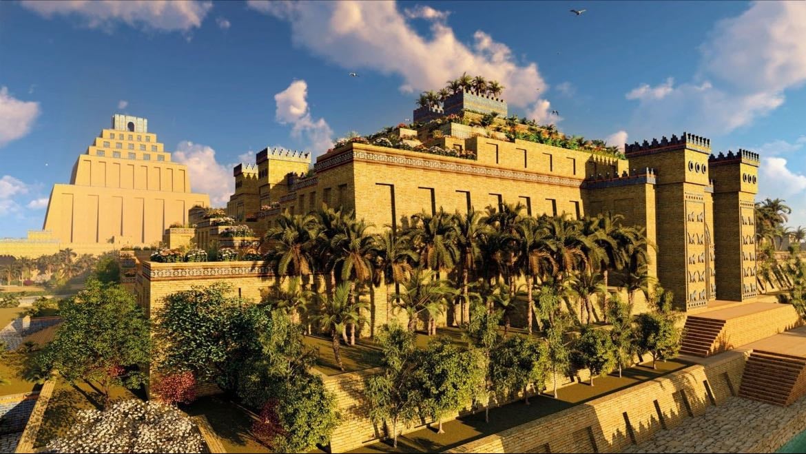 Les Jardins suspendus de Babylone en Irak