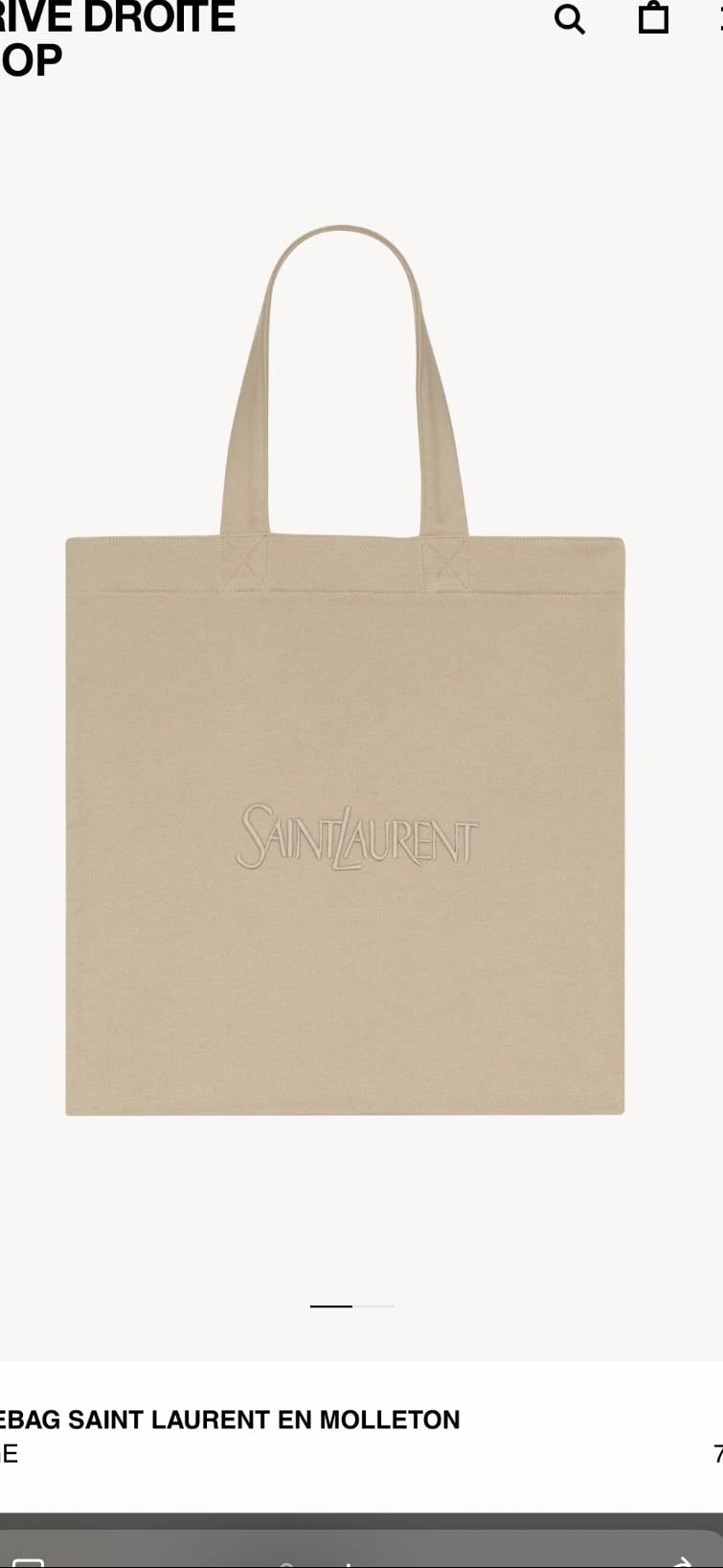 Saint Laurent tote bag