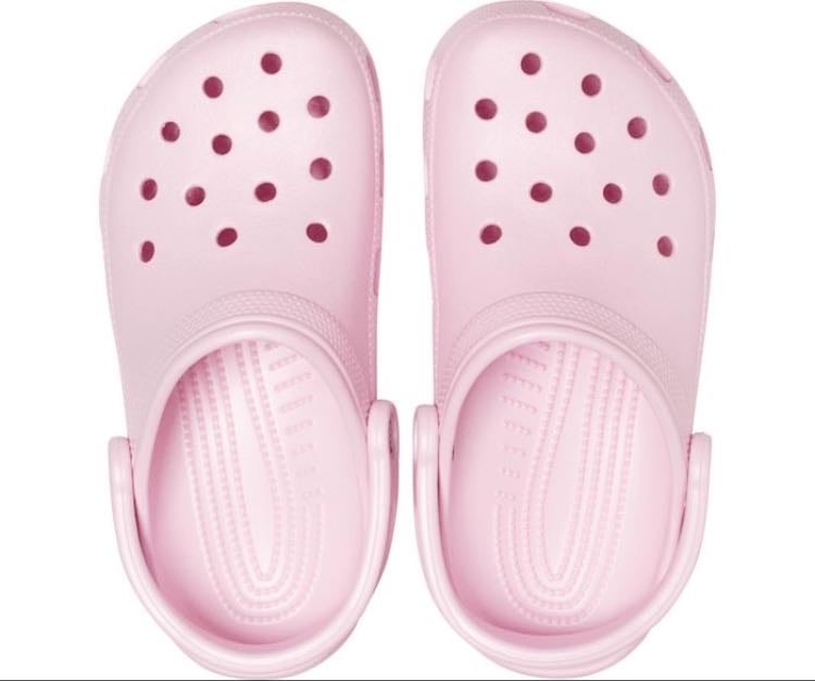 pink crocs