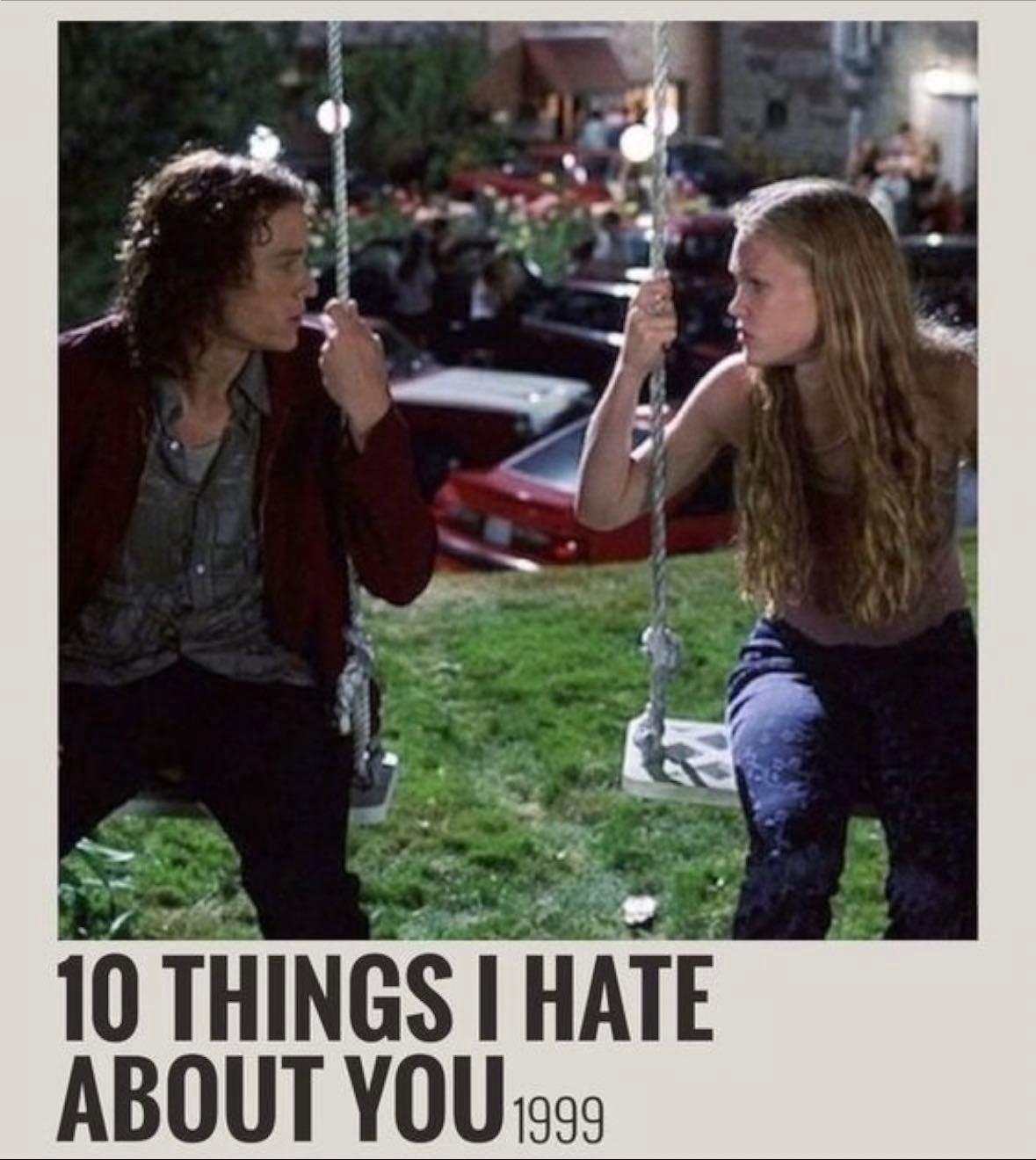 10 cosas que odio de ti