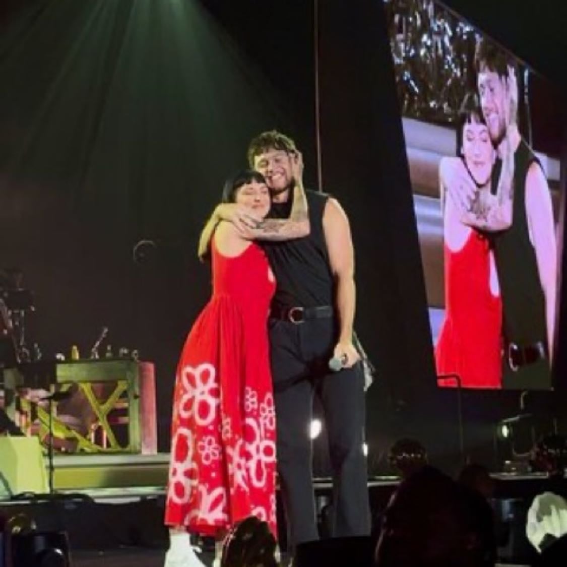 Julia Micheals - I think they are adorable on stage together and What a Time is one of my favorite songs
