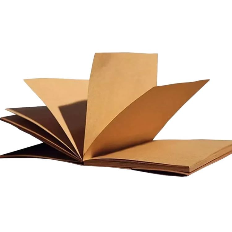 Cuaderno de hojas cafés
