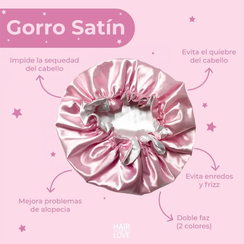 Gorro de satin para el cabello