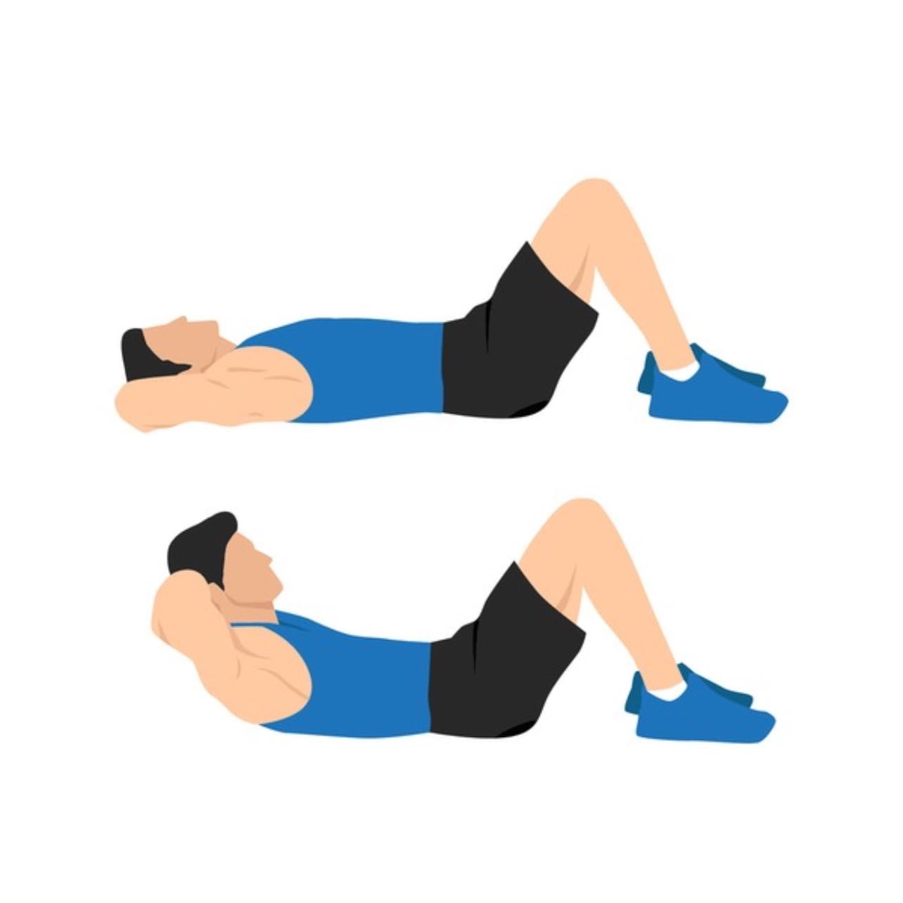 abdominal crunch - 3x20