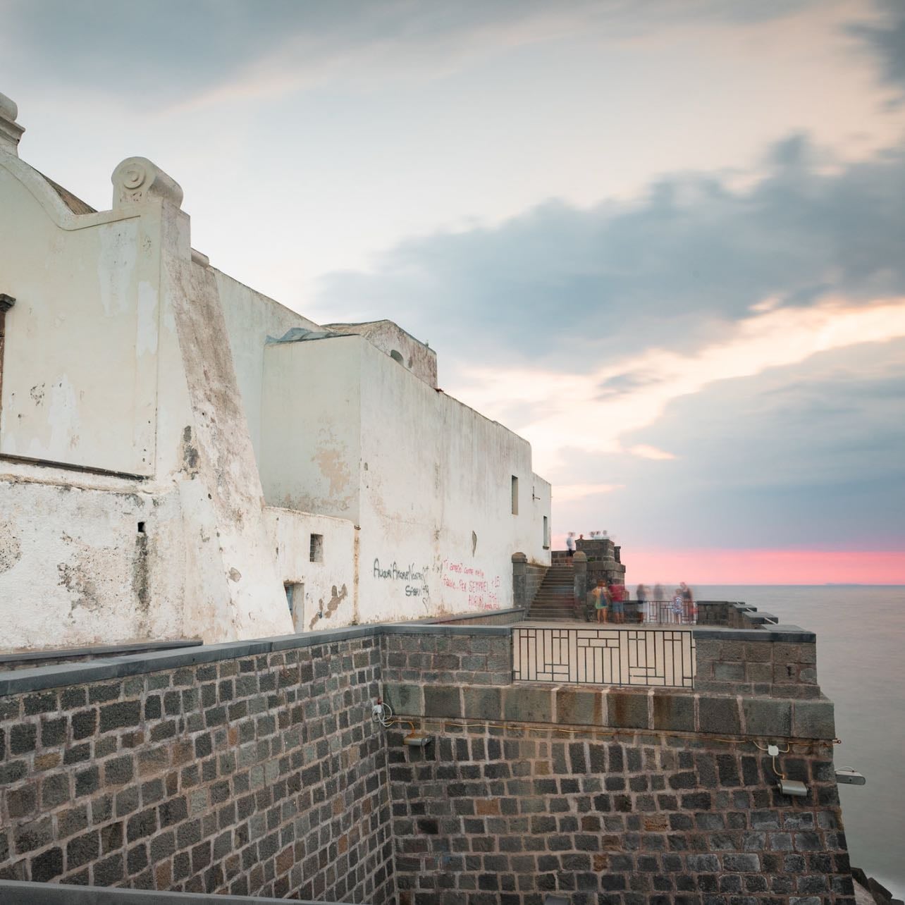 The Church of Soccorso - where Lenu watches the sunset with Nino
