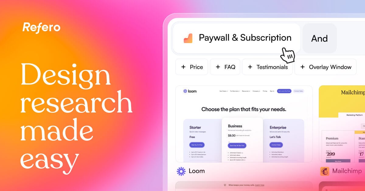 Refero — UI/UX Design References for Your Next Project - Refero — UI/UX Design References for Your Next Project