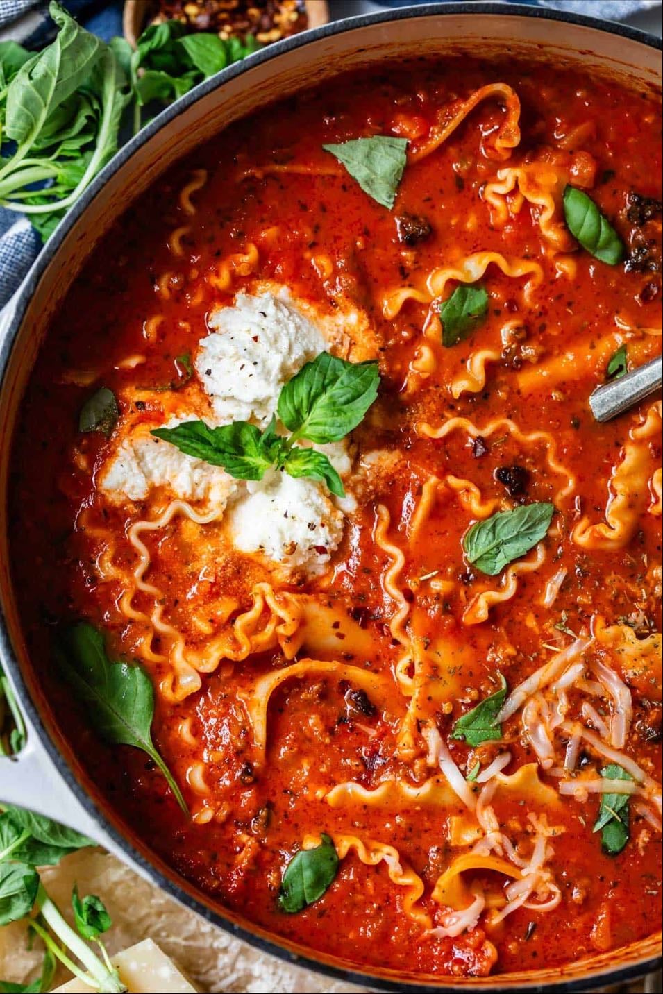 Lasagna Soup