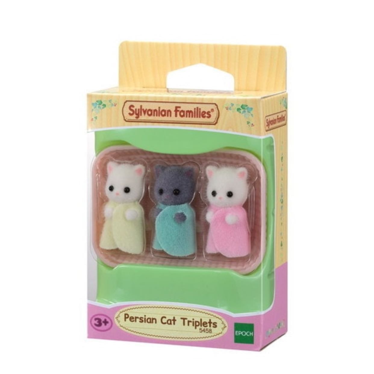 Sylvanian families Persian cat triplets