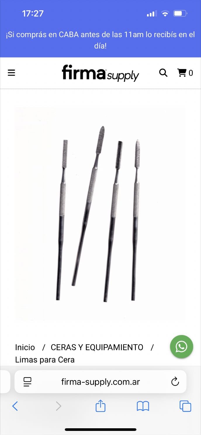 Limas para cera - Firma Supply