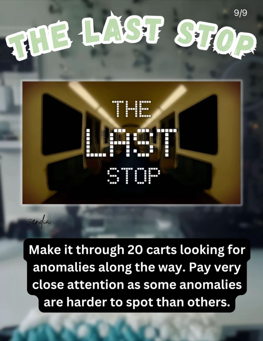 The last stop
