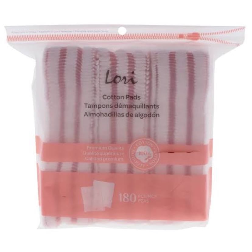 Cotton Pads - Lori - Los vi en tiktok y los recomendaban porque eran menos agresivos con la piel que los discos desmaquillantes y también los compré porque eran rositas