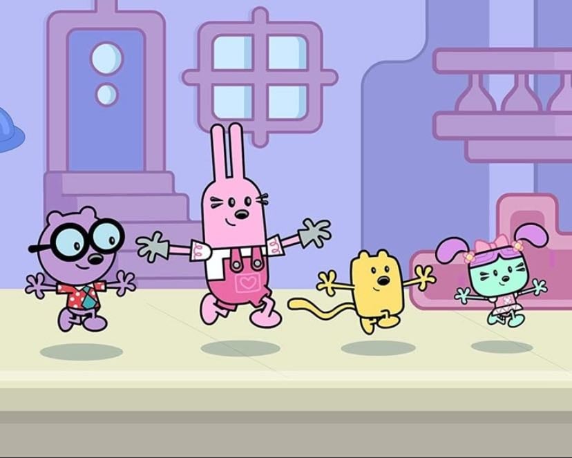 Wow! wow! Bupsy! - Era una serie animada para niños en edad preescolar que sigue las aventuras de Wubbzy, un personaje amarillo y juguetón, y sus amigos Widget y Walden en el mundo de Wuzzleburg.