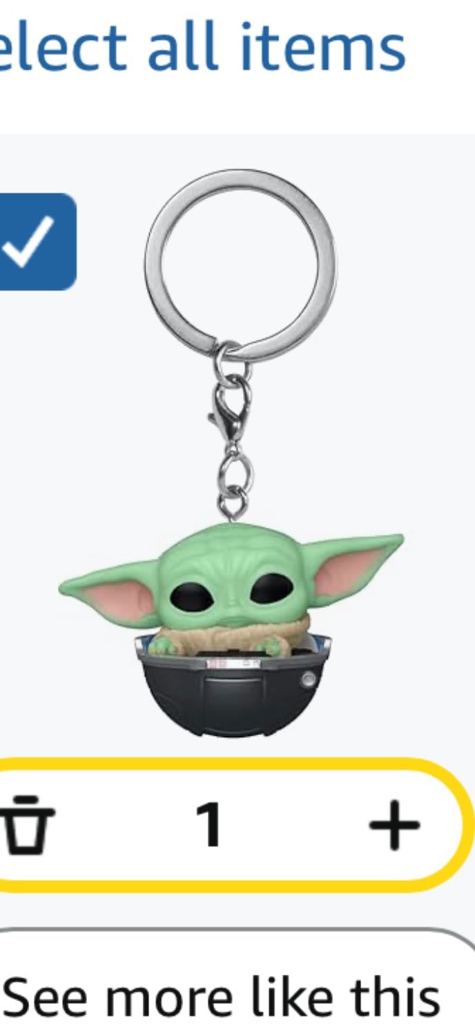star wars funko pop keychain - 5’99€