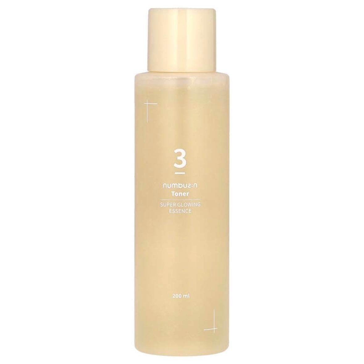 tónico no. 3 súper glowing - numbuzin - brinda luminosidad e hidratación profunda, antioxidante