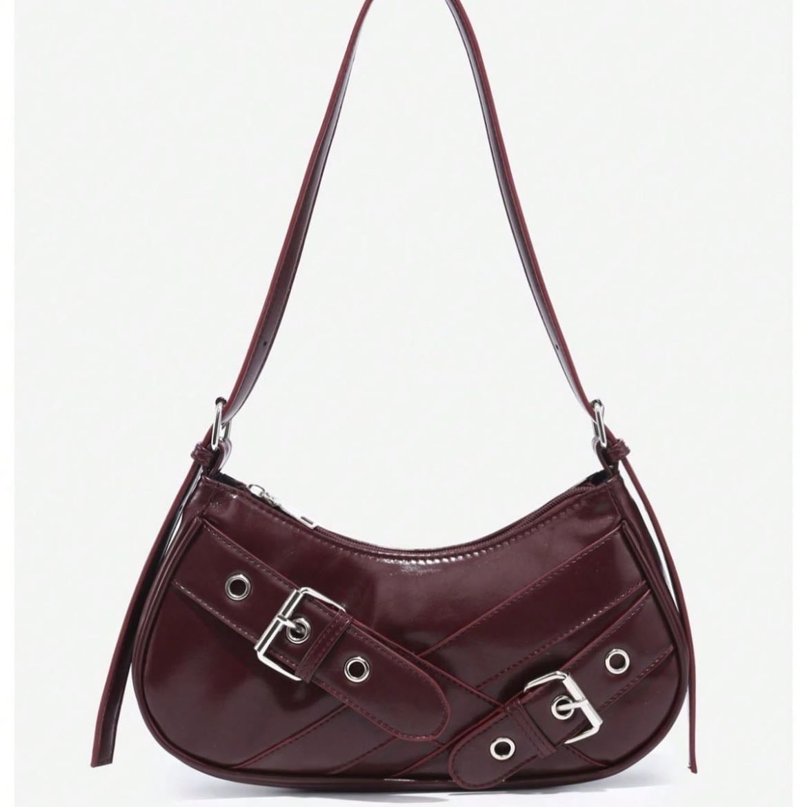 Bolso color vino