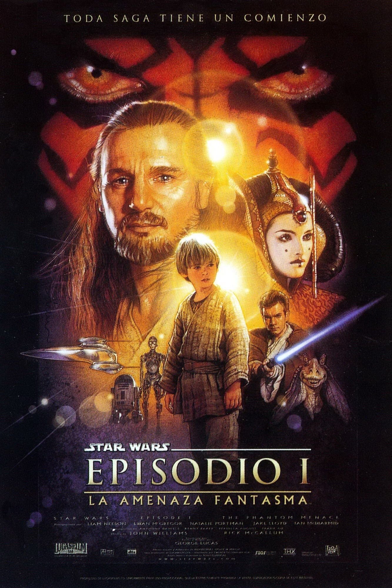La guerra de las galaxias. Episodio I: La amenaza fantasma - George Lucas · 1999