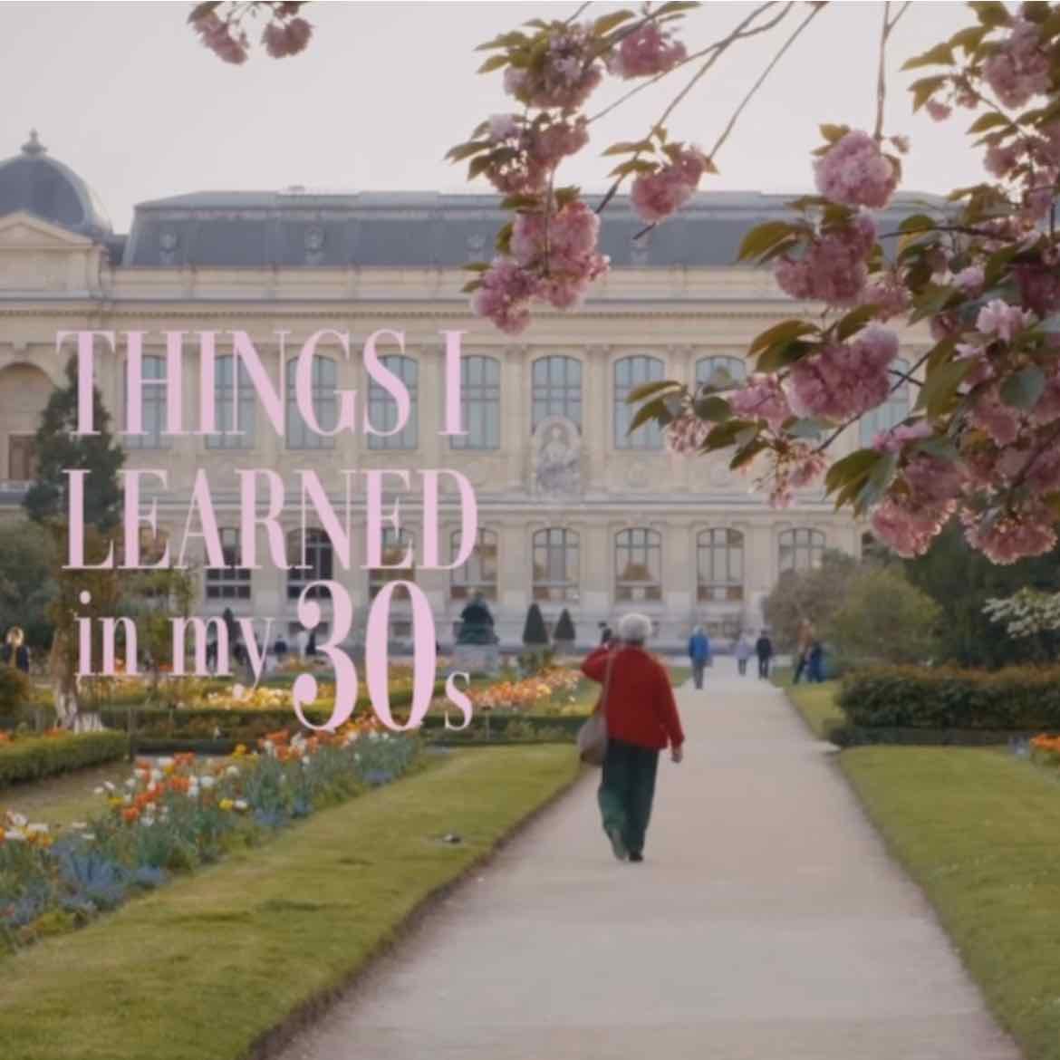 Things I learned in my 30s - @hifromalix