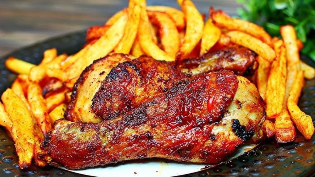 fries and chicken - Zebu Restaurant