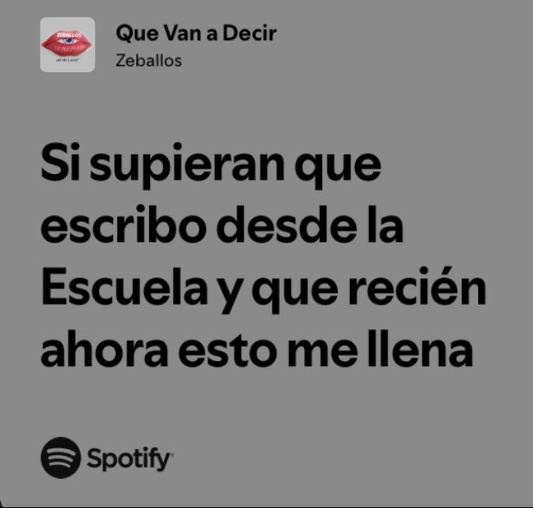 que van a decir