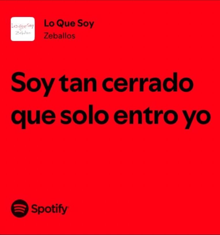 lo q soy