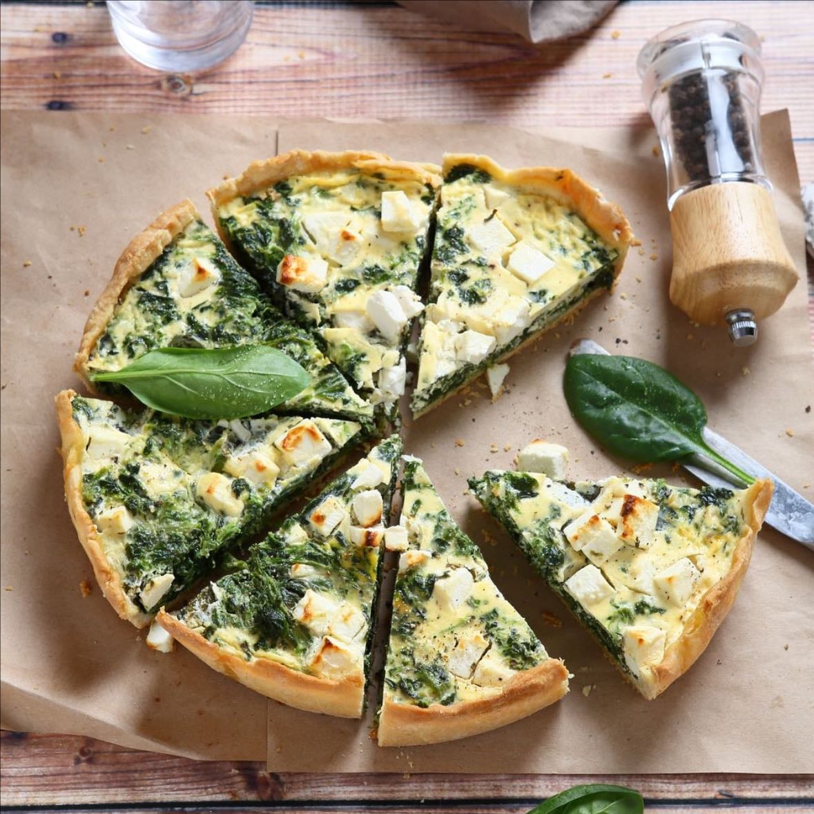 quiche épinards chèvre