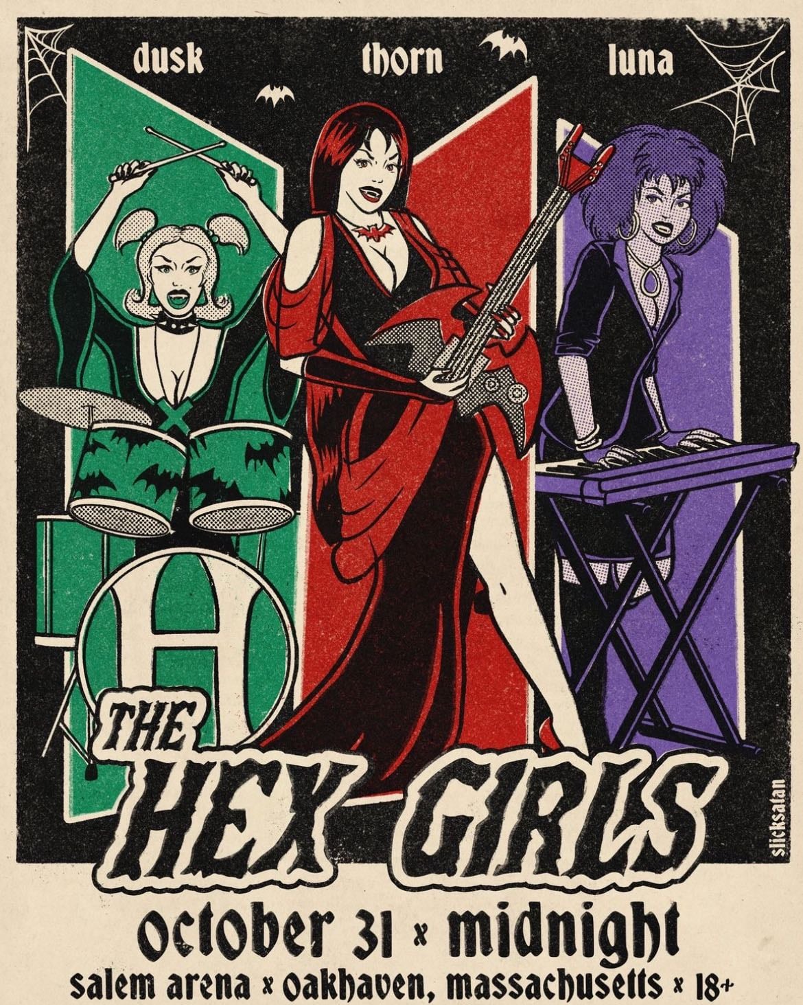 scooby doo y la leyenda del vampiro - ESPECÍFICAMENTE las Hex Girls y la caravana de Jasper