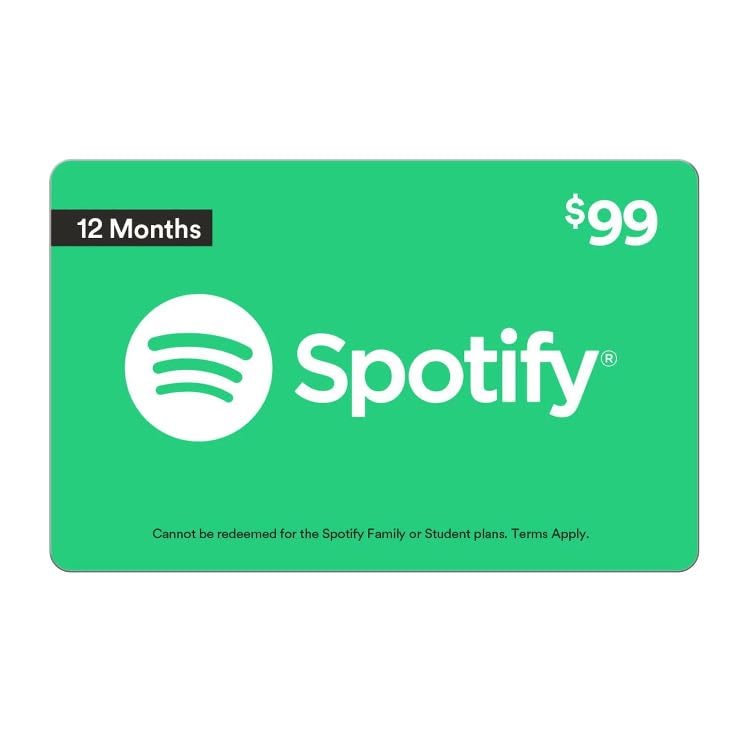 spotify premium card