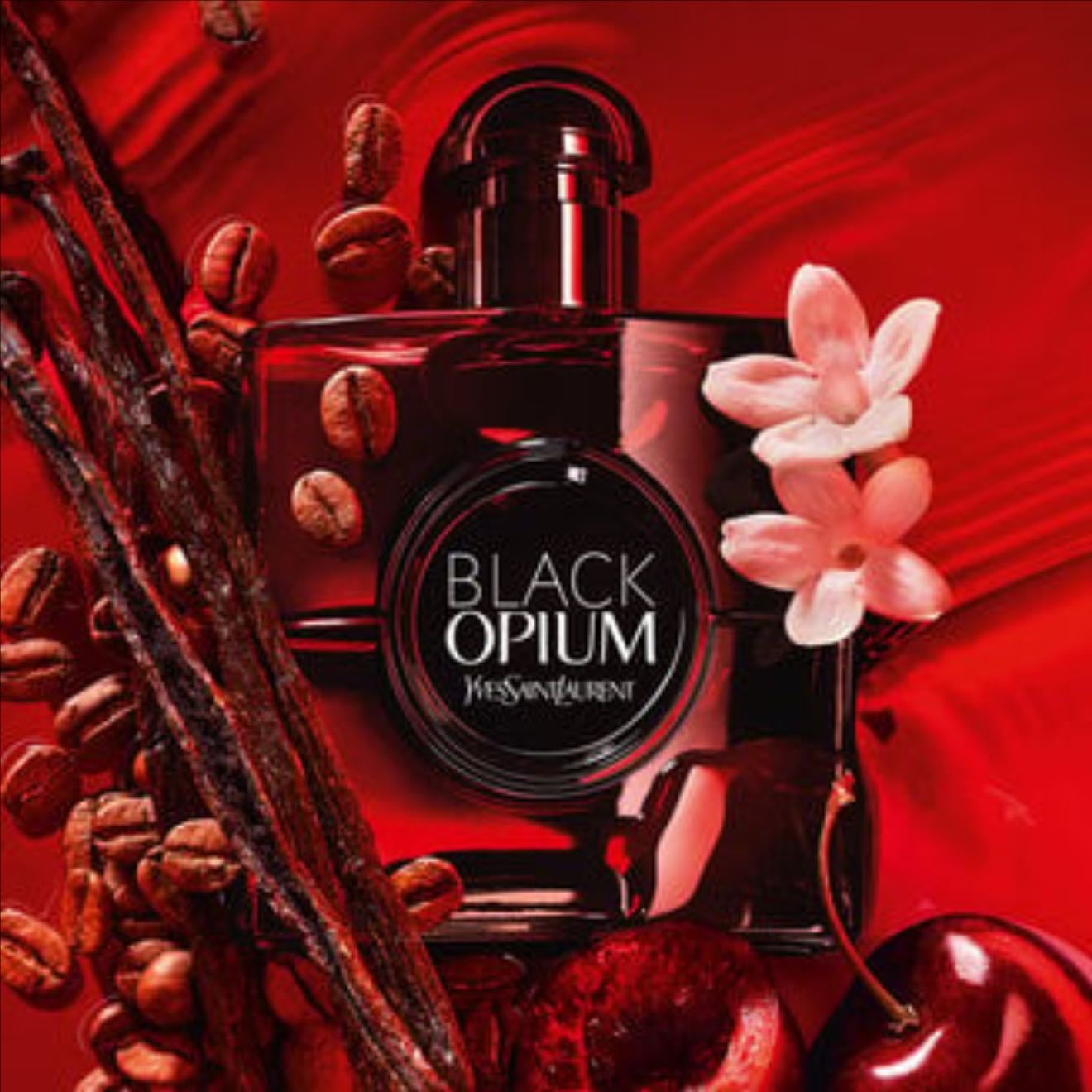 black opium over red