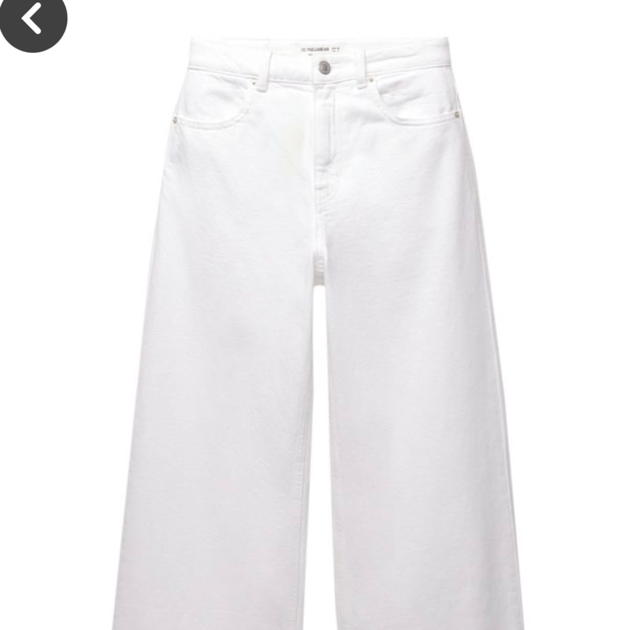 Pantalon blanco denim