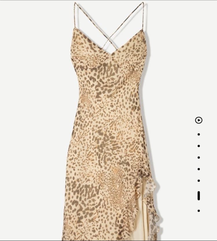Robe midi à imprimer animal - 35,99€