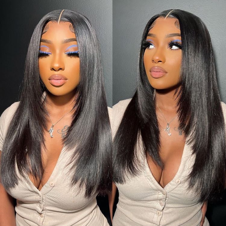 Layered straight hair - 195,48€