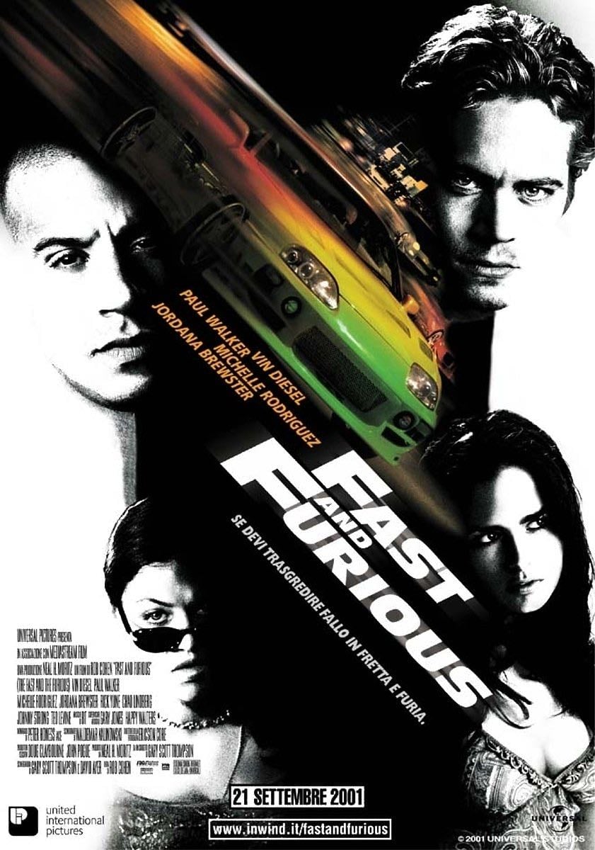 Fast and Furious - Rob Cohen · 2001
