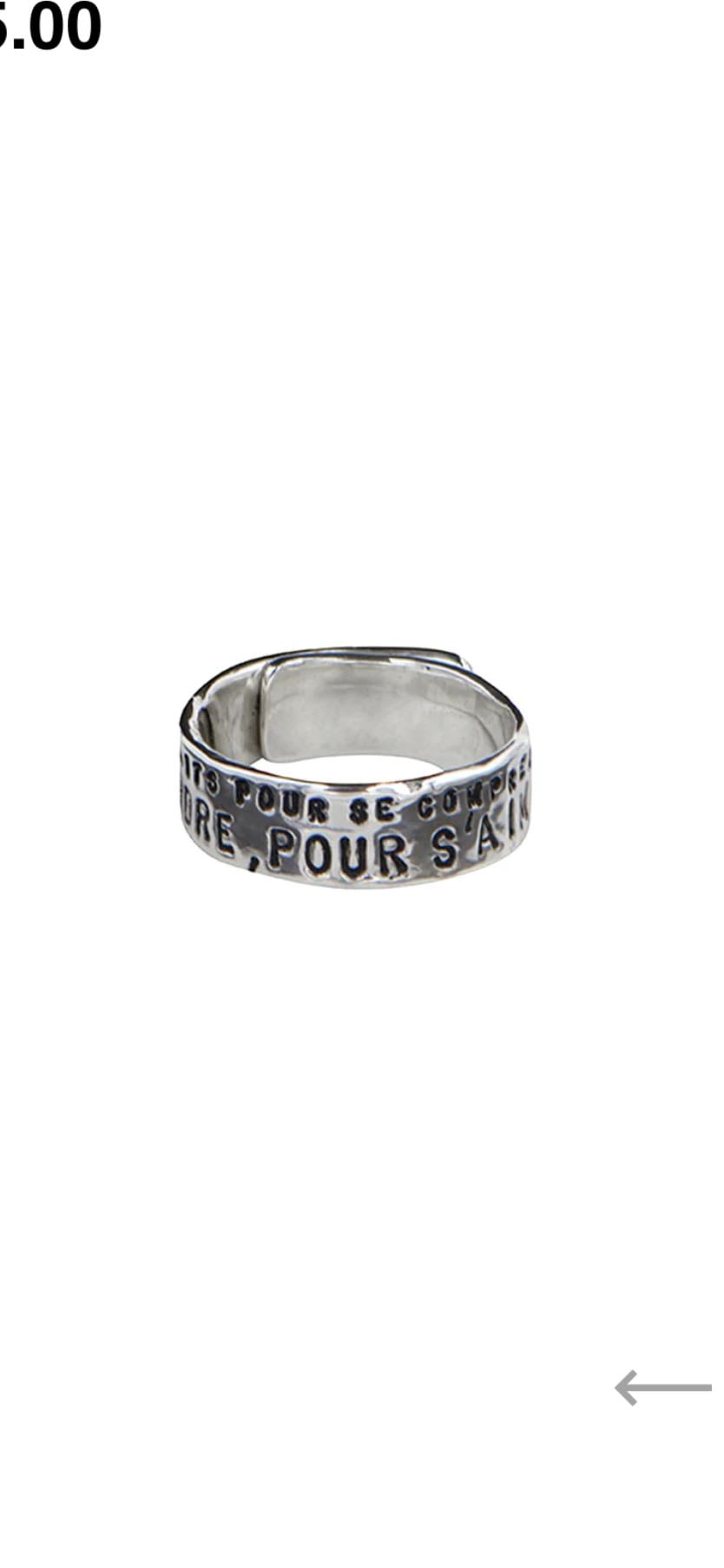 BAGUE FINE "LES HOMMES" - Serge thoraval