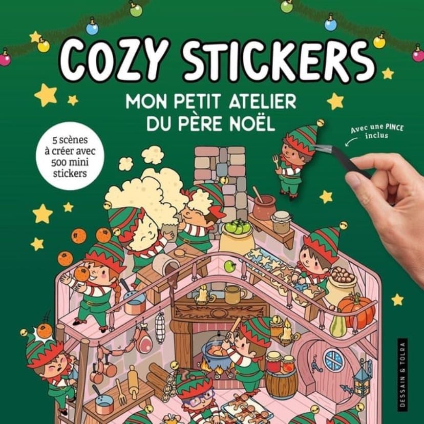 CULTURA - Cozy Stickers, Mon petit atelier du père Noël - 10,99€