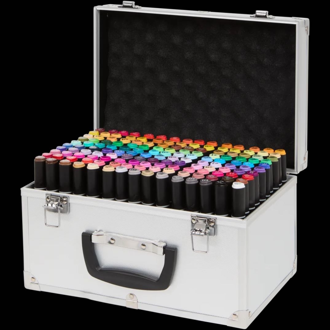 ACTION - Coffret de marqueurs double pointes DécoTime, 150 pièces - 24,95€