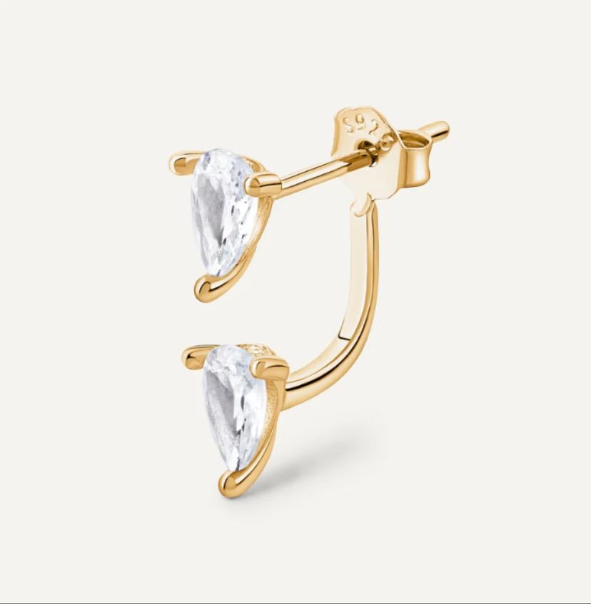 POHÉSIA - Boucle d’oreille Zarzis, or paire - 43,98€