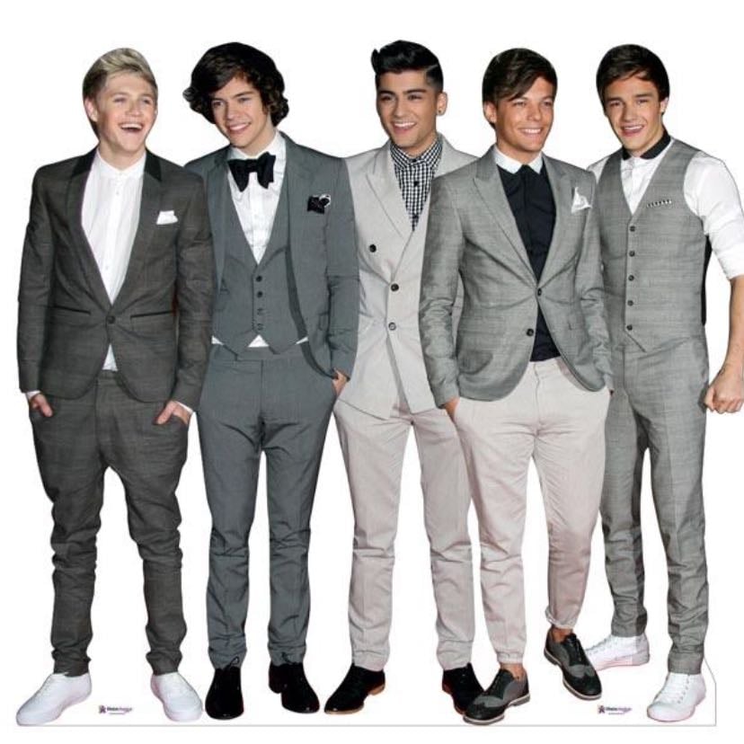 One direction cardboard cutout