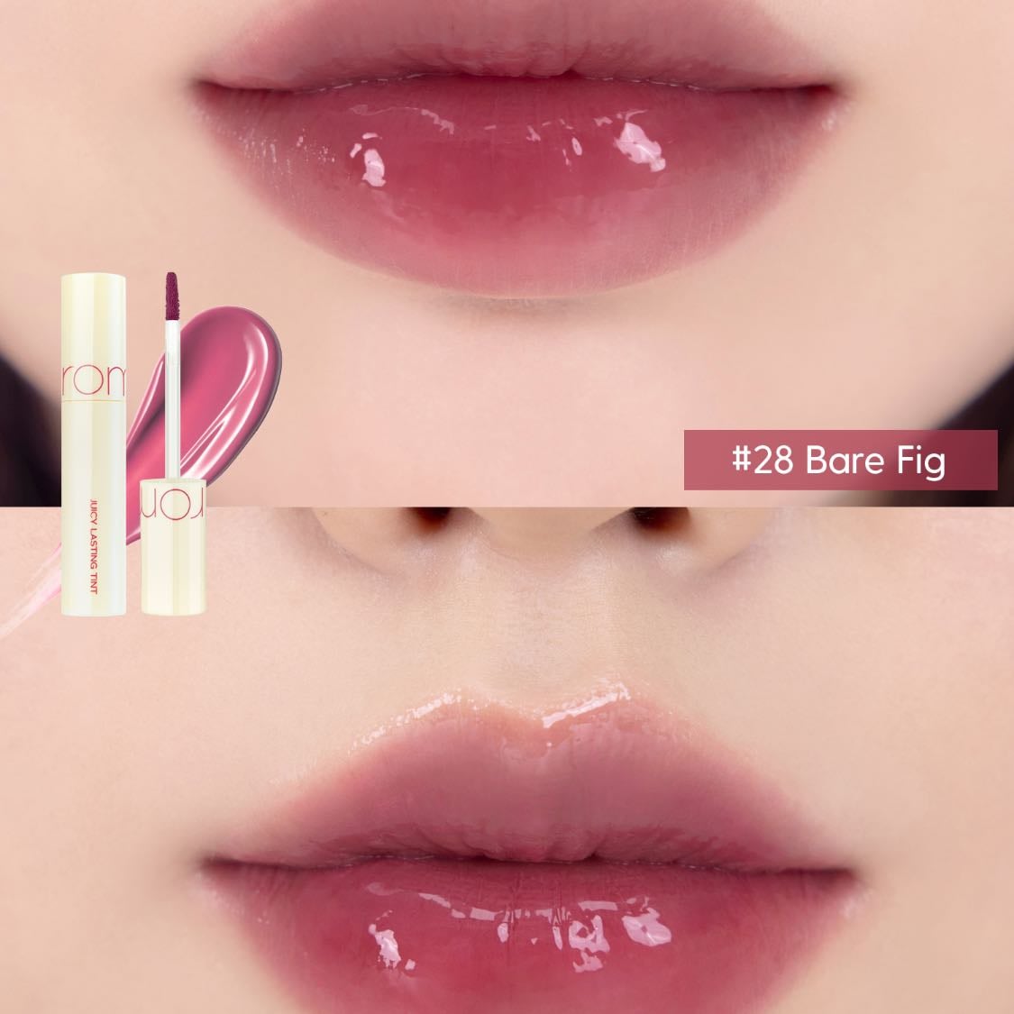 romand - juicy lasting tint - 28 bare fig - $159 MXN