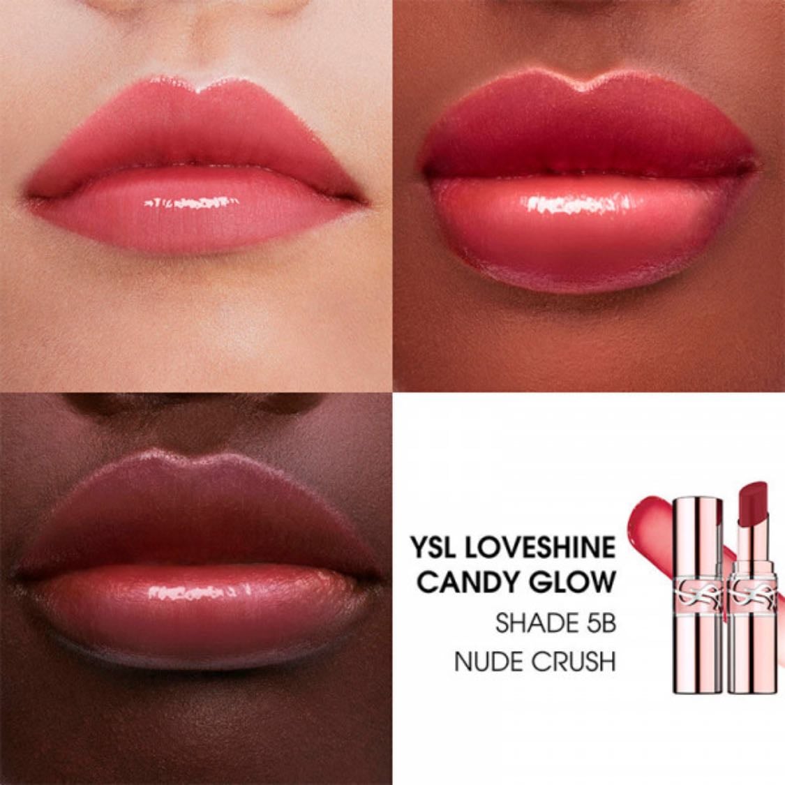 YSL - Loveshine candy glow - 5B nude crush - $890 MXN