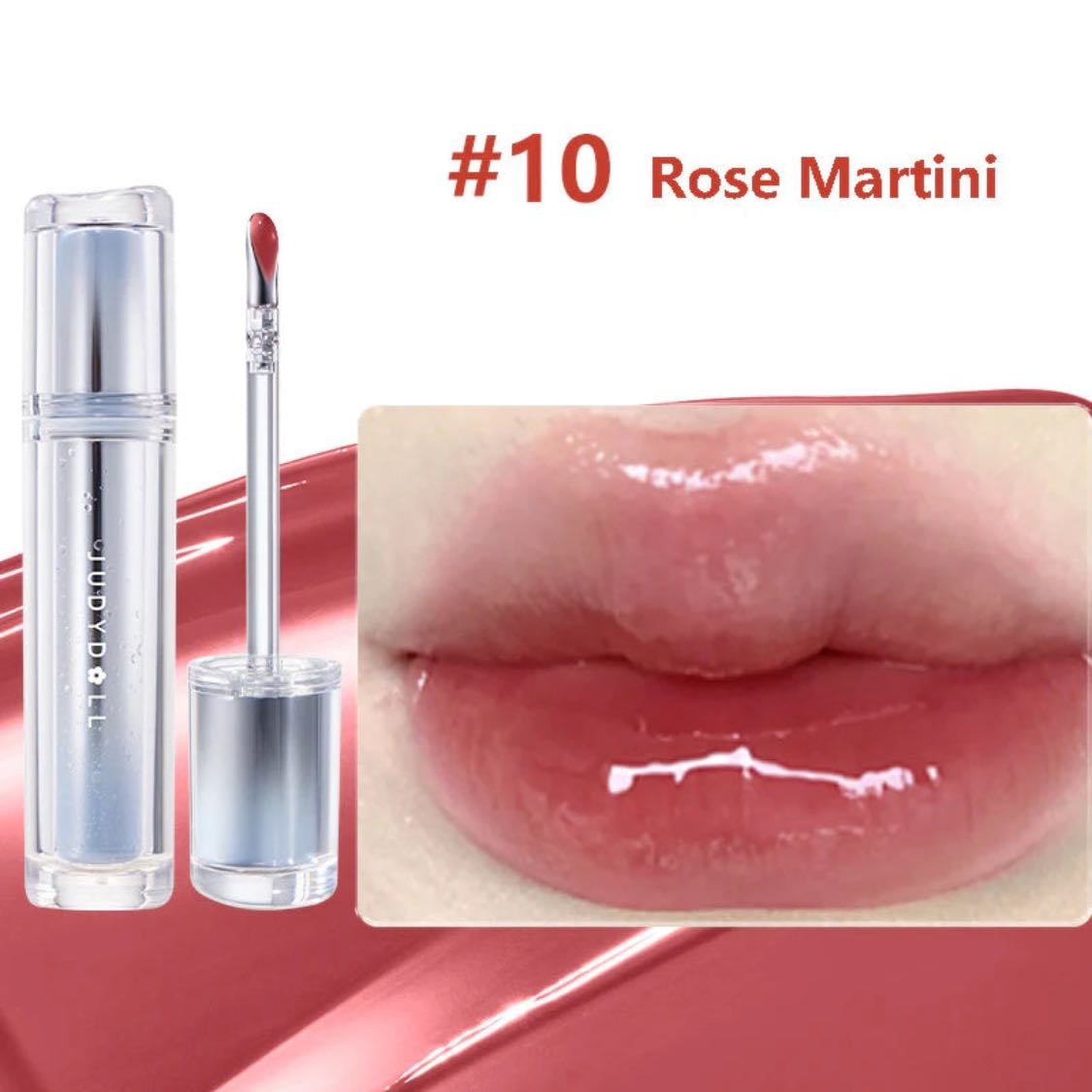 Judy Doll - Ice watery lip gloss - 10 Rose martini - $152 MXN