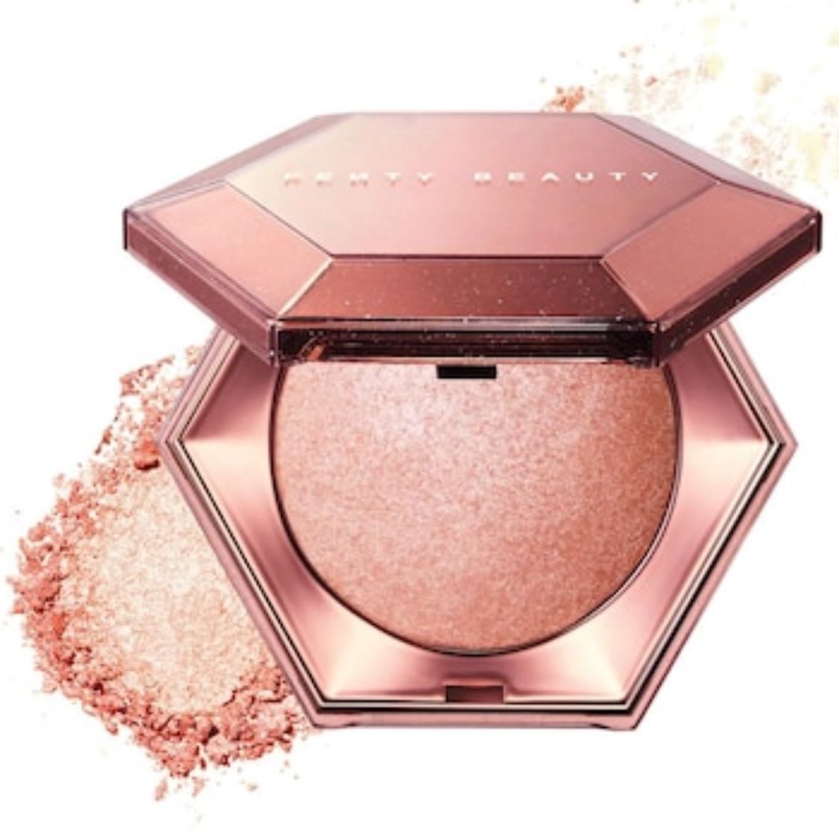 Iluminador En Polvo Diamond All-Over Fenty Beauty - Tono Rose Rave
