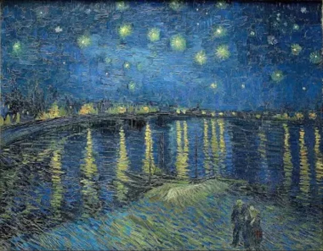 Noite Estrelada Sobre o Ródano - museu d’orsay-paris
