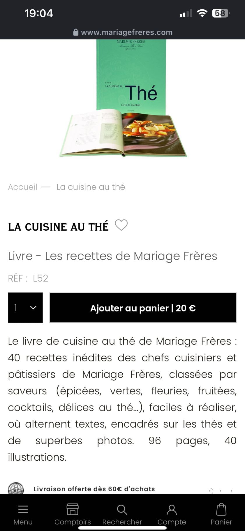 La cuisine au thé