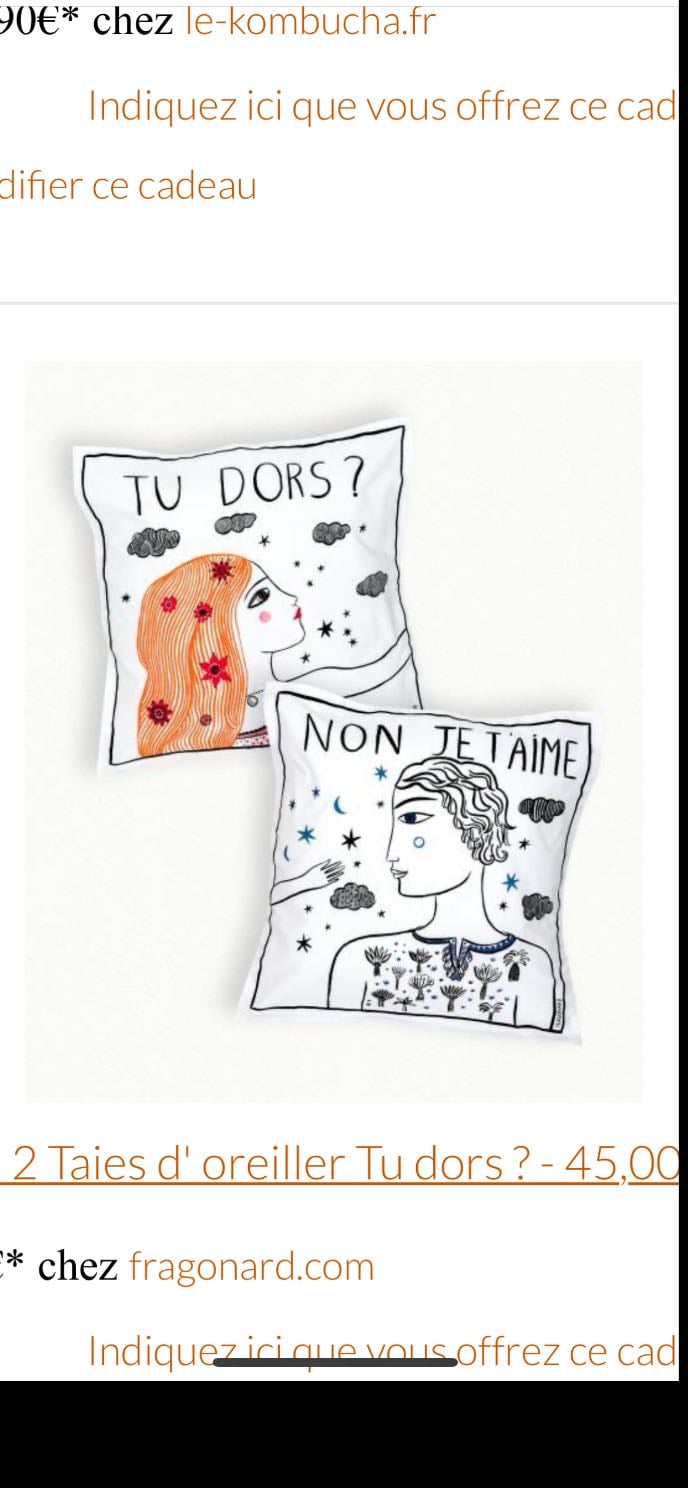 Taie d’oreiller - 45€